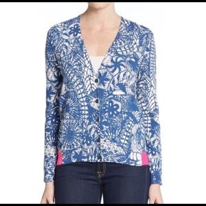 Tory Burch Floral Cardigan